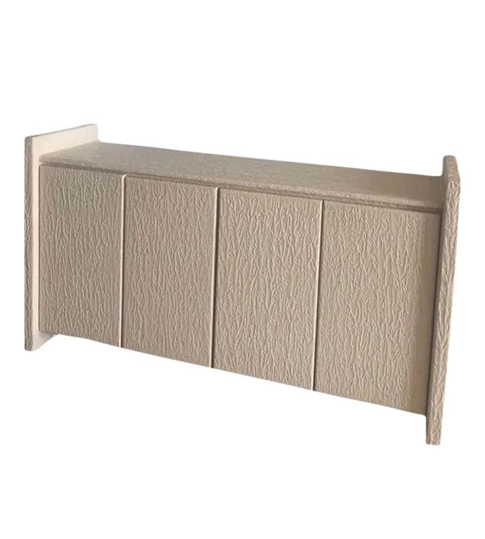 Vintage Textured Plaster Credenza