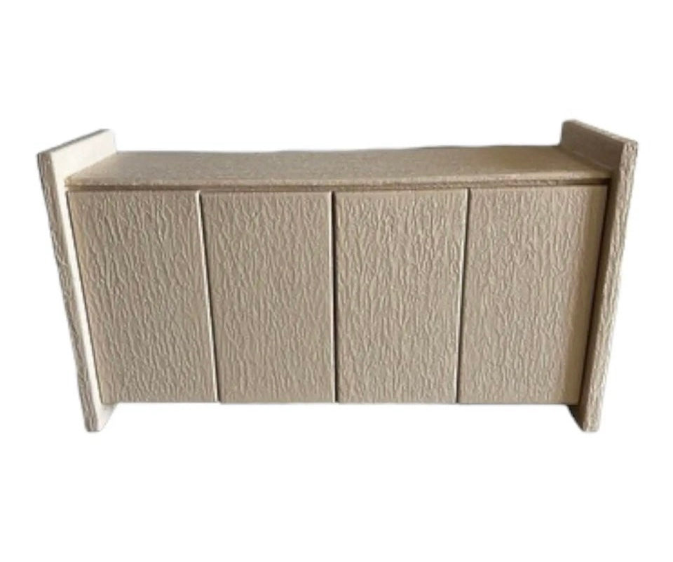 Vintage Textured Plaster Credenza