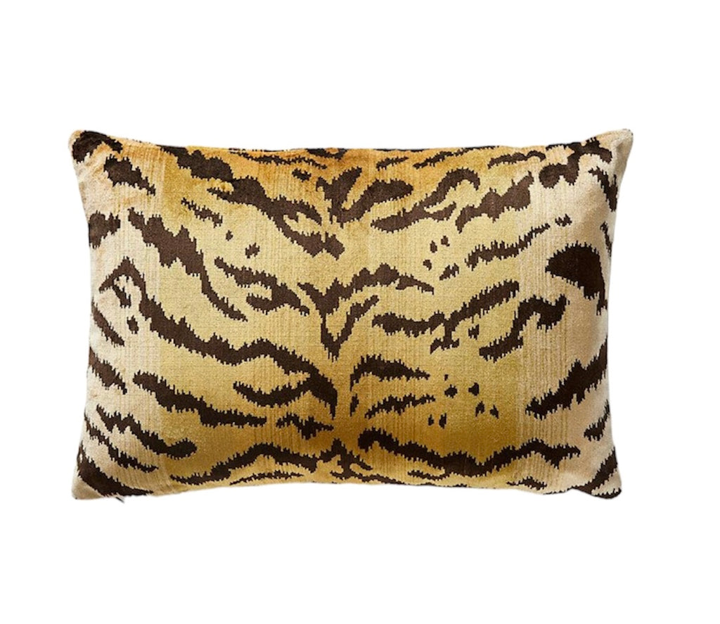 Scalamandre Tigre Silk Pillow